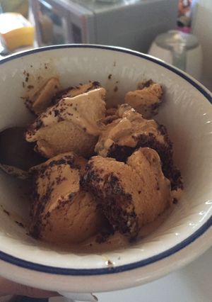 Una foto de Helado de manjar