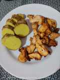 Menu diet : Steak ayam tumis lobak