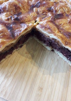 Une photo de Tourte de boudin noir aux 2 pommes