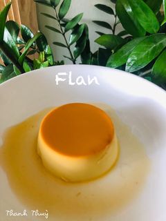 Hình của món Flan.
