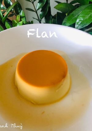 Hình của món Flan.