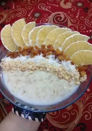 صورة لوصفة شوفان بحليب دايت