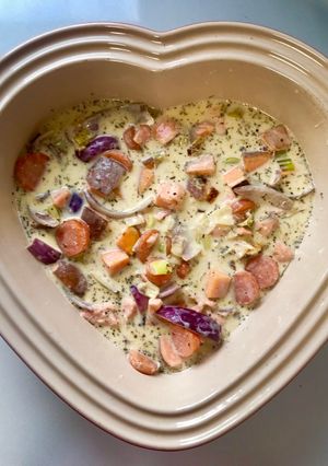A picture of Fishy Pie.