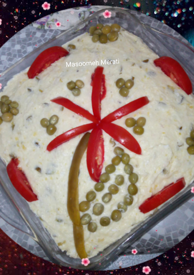عکسی از دستور ... 🍗🌽🥕🥔 الویه جان🥔🥕🌽🍗.
