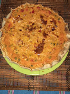 Una foto de Tarta de calabaza y pollo 🥧