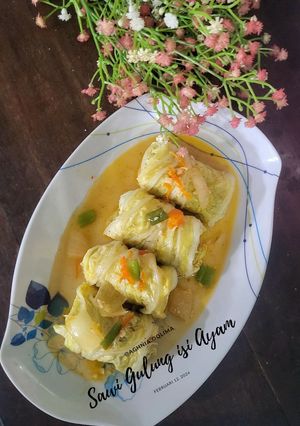 Foto resep Sawi Gulung isi Ayam
