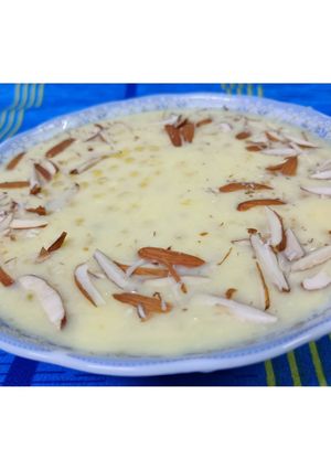 साबूदाना खीर (sabudana kheer recipe in Hindi) रेसिपी मुख्य फोटो