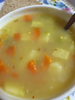صورة لوصفة شوربة الخضار 🍲