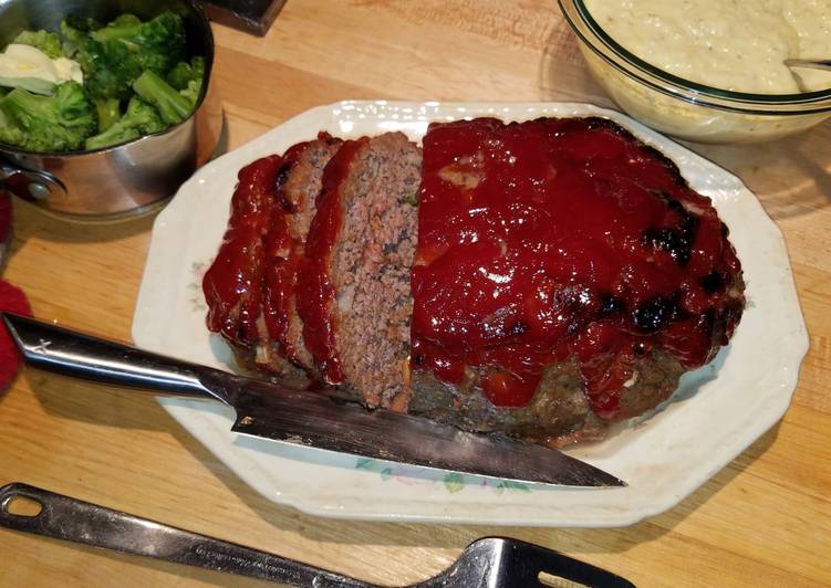 Simple Way to Prepare Perfect Meatloaf juicy