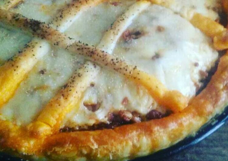 Pastel de carne y bechamel