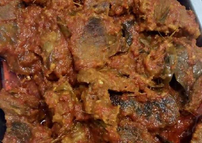 Rendang Pedass Sederhana