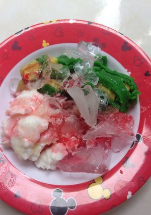 Foto resep Es Pisang Hijau