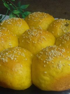 Foto resep 30. Roti sobek Labu Kuning