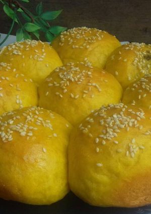 Foto resep 30. Roti sobek Labu Kuning