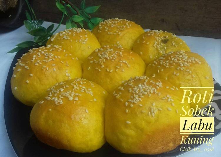 Resep 30 Roti Sobek Labu Kuning Yang Gurih