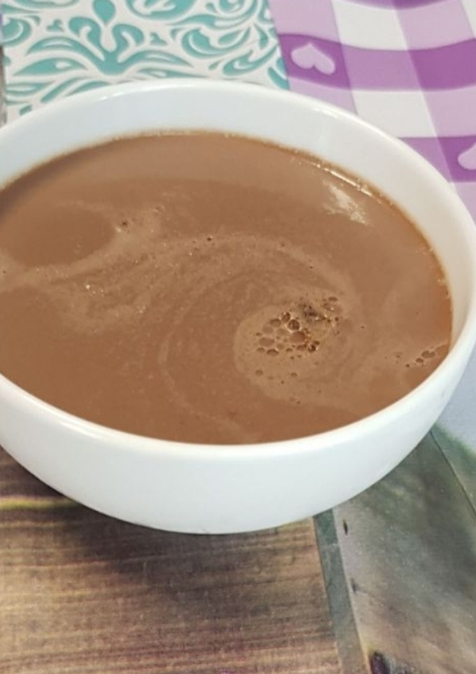 Una foto de Panna cotta de café
