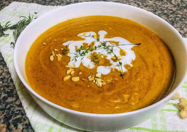 Easy Awesome sweet potato soup