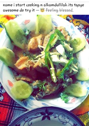A picture of Green masala karahi.