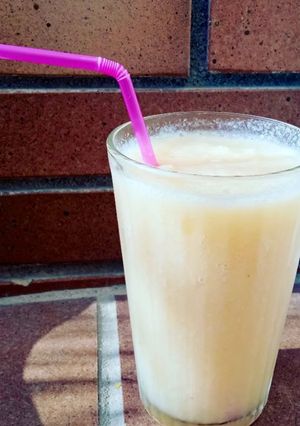 Una foto de Smoothie de Piña y coco con Malibú