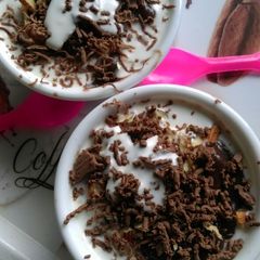 A picture of Chocolate dates pudding.