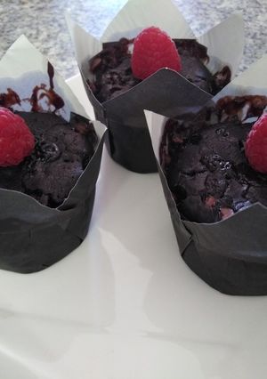รูปของ Healthy Pumpkin Chocolate honey Muffins | มัฟฟินช็อกโกแลตฟักทองน้ำผึ้ง ❌น้ำตาล ❌เนย ❌ไข่ ❌นม