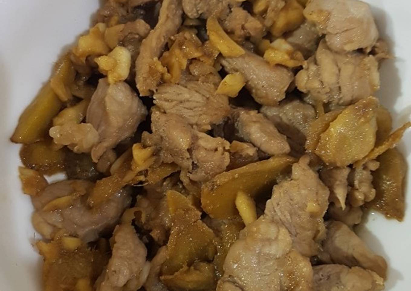 Tumis Babi Jahe