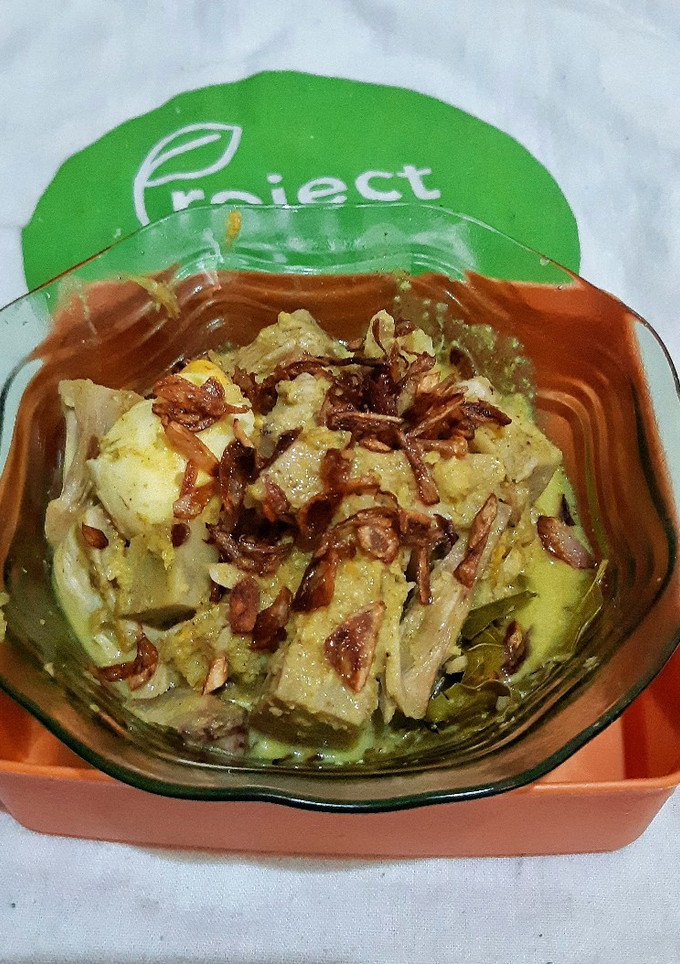 Foto resep Opor Nangka Muda Fiber Creme