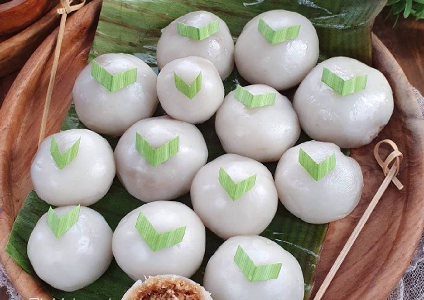 Resep KUE KOCI = KLEMPON MOCHI