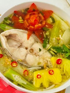 Hình của món Canh chua cá bớp.