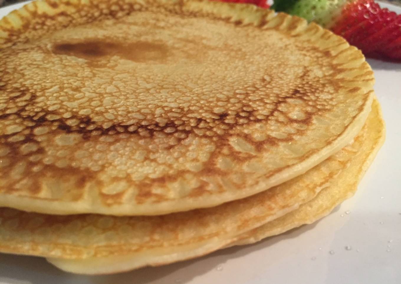 Hot cakes. Desayuno de sábado