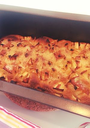 A picture of French Apple Cake.