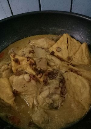 Foto resep Opor ayam dan tahu