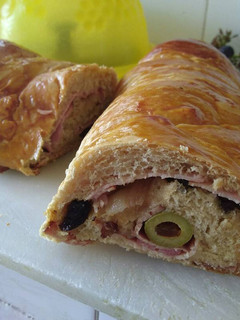 Una foto de Pan de jamón