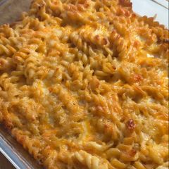 A picture of Baked Mac and Cheese.