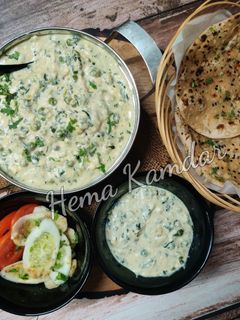 મેથી મટર મલાઈ(Methi Matar Malai Recipe in Gujarati) રેસીપી મુખ્ય ફોટો