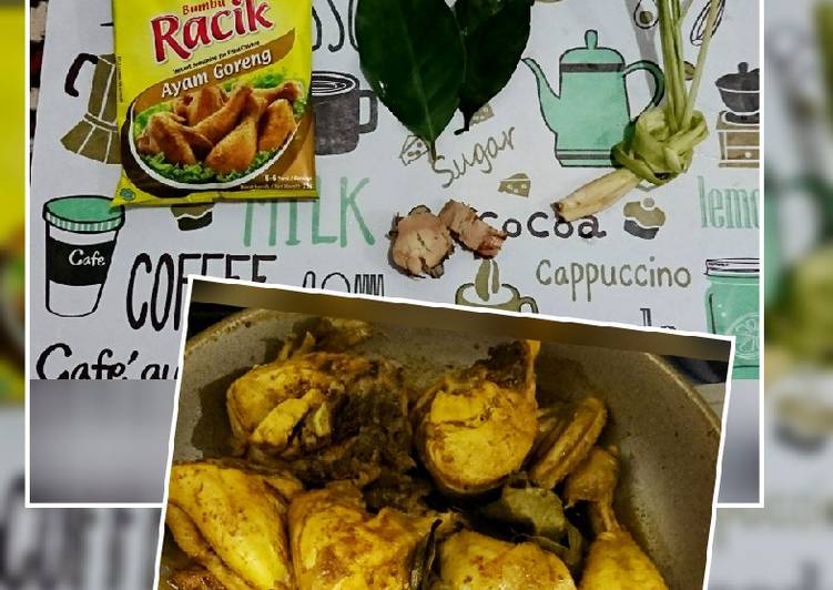 Ayam broiler ungkep bumbu instant kaya rasa dan aroma
