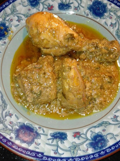 A picture of Green Chilli and Black Pepper Chicken.