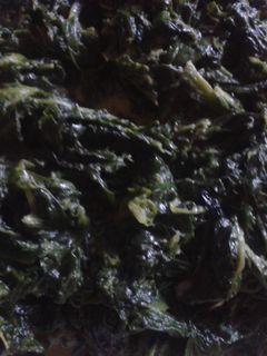 Una foto de Espinacas a la crema light