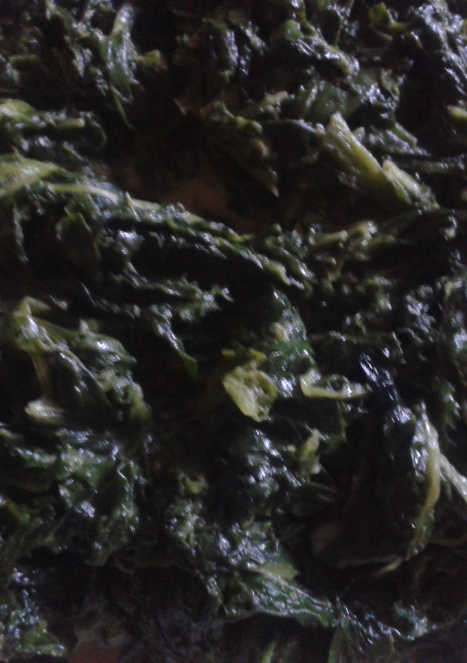 Una foto de Espinacas a la crema light