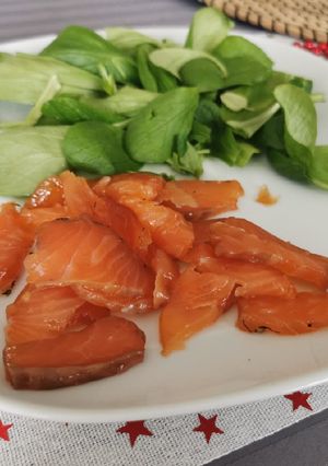 Une photo de Saumon gravlax