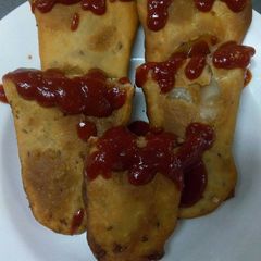 A picture of Tongue samosa.