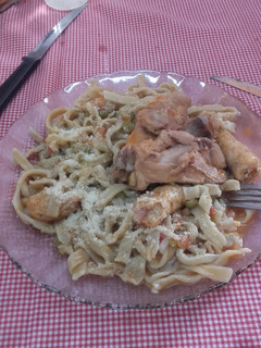 Una foto de Fideos caseros ricos y muy fáciles😄😆😉