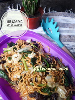 Foto resep Mie Goreng Sayur Campur(bumbu simple)