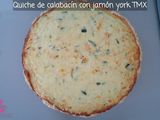 Quiche de Calabacín con Solomillo de Pollo TMX