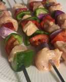 Pinchos de pollo para grill