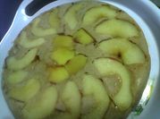 Una foto de tarta de manzana con stevia
