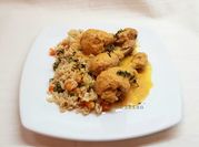 A picture of lemon vegetable rice