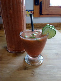 Una foto de Gazpacho de tomate