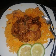 A picture of Biryani.