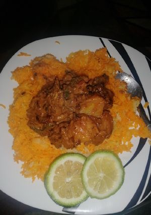 A picture of Biryani.